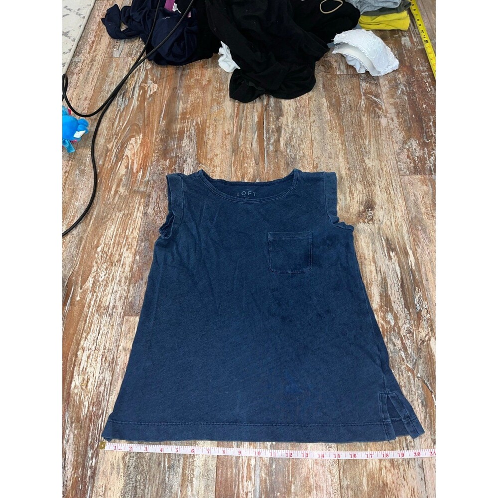 Women’s LOFT Navy Blue Tank Top Size XXS